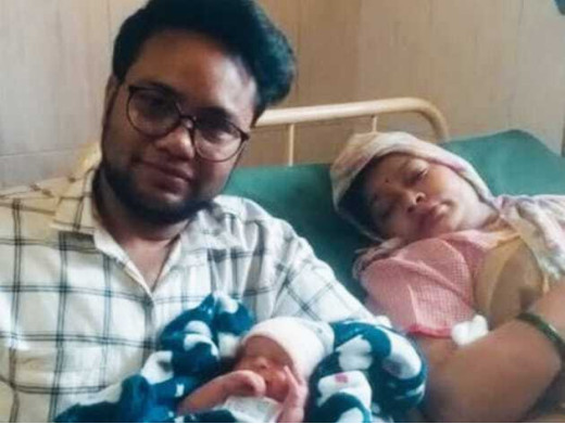 जेंडर चेंज कर सहेली से की लव मैरेज, दो साल बाद पत्नी ने दिया बेटे को जन्म